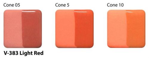 AMACO Velvet Underglaze V-383 - Light Red - 2 fluid oz.